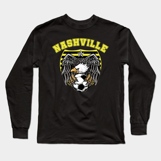 Nashville Soccer Long Sleeve T-Shirt by JayD World